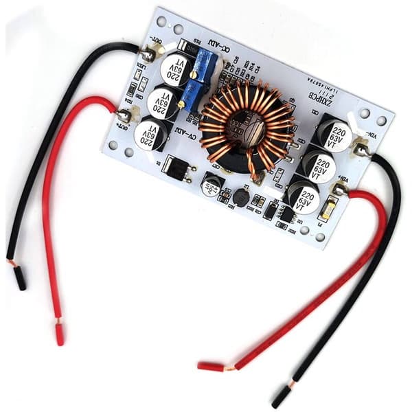 600W DC til DC konstant boost-omformer 10V-60V til 12-60V utgangstrinn opp transformatormodul driver