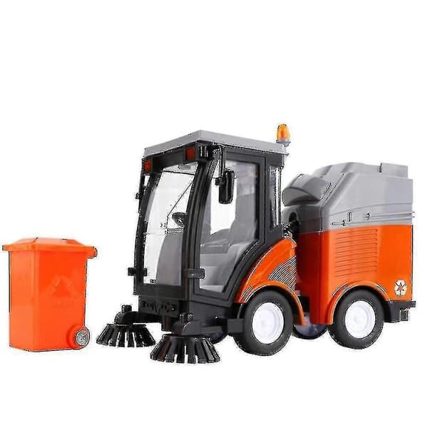 SiMuLation Veirengjøringsbil Leketøy Søppelbil Renhold DiSpoSaL Trikk ModeL Lys MuSikk PuLL-b