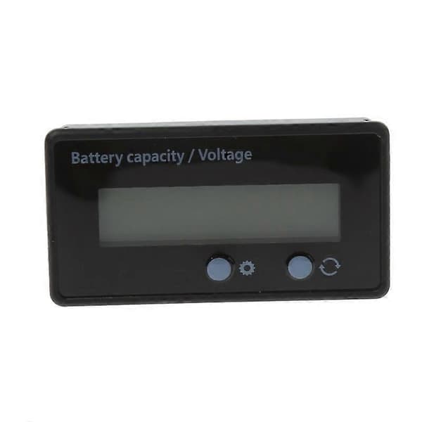 GY-6S 12V Bly-syre Batteri Strømmåler Lithium Batteri Kapacitet Indikator Display Tester Procent Voltmeter 12V Grønt Lys [DB] Ikke Specificeret Not Specified