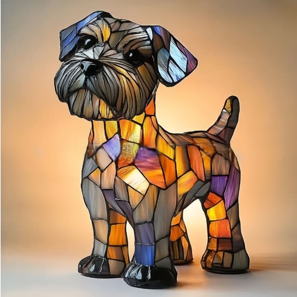Ny Trend Schnauzer Lampor Hem Skrivbordsdekoration