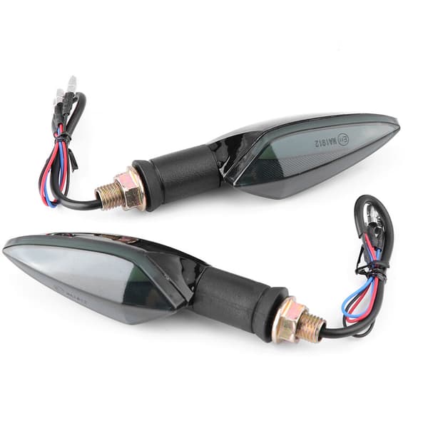 Pair Motorcycle Bike Turn Signals LED Direction Indicator Universal