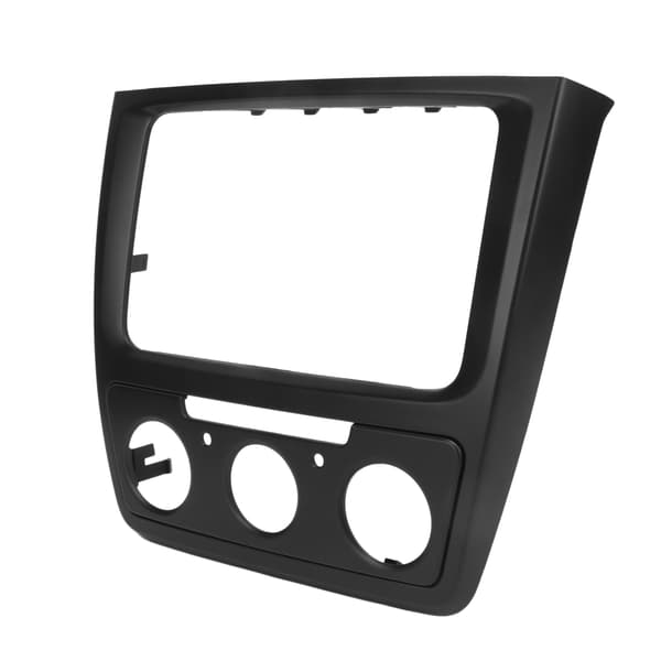 2Din Central Control CD Radio Fascia Dash Panel Interiør Modifikation Erstatning til Yeti 2014