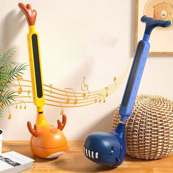 Legetøjsinstrument med Klar Lyd, Flere Spillemåder, Justerbar Musik, Musikundervisning, Japansk Otamatone, Elektronisk Instrument Pink