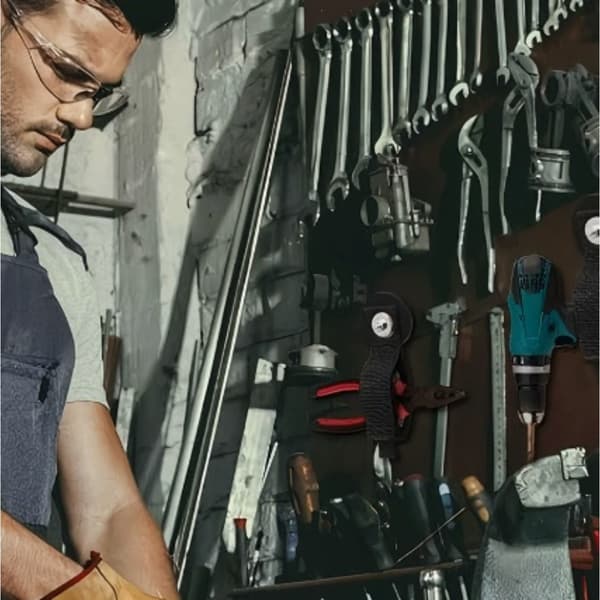 Magnetic Magic Straps x2 - N40 neodym-magneter, vævede magnetremme med 88mm base, kraftigt greb og montering uden boring