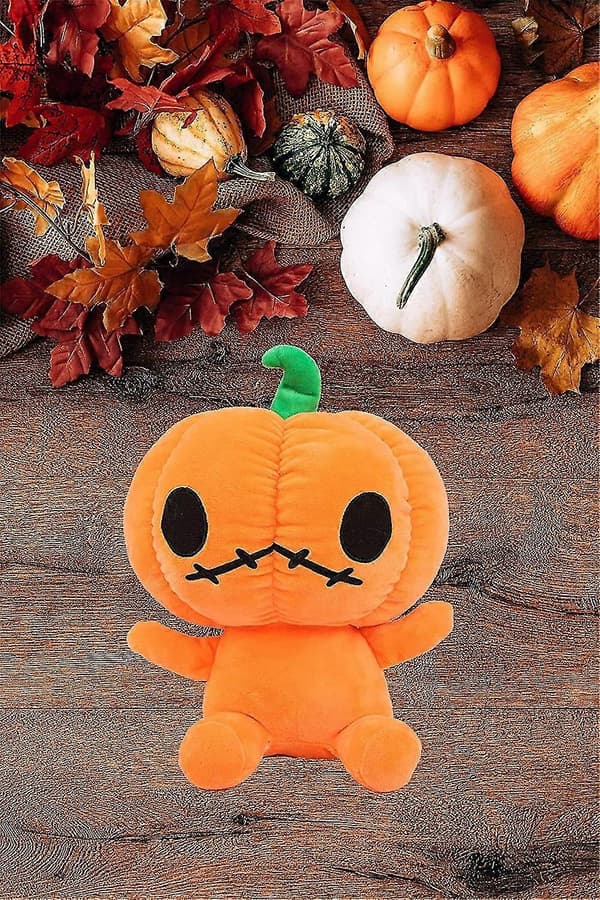 Halloween Leksak Plysch Pumpa Dekoration