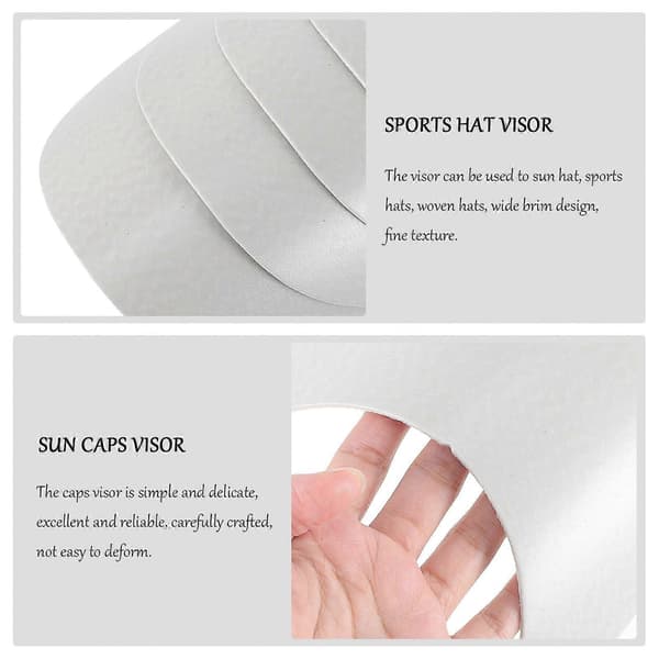 10 pcs Sun Protection Hat Visor Sport Hat Visor Wide Brim Sun Cap Visor