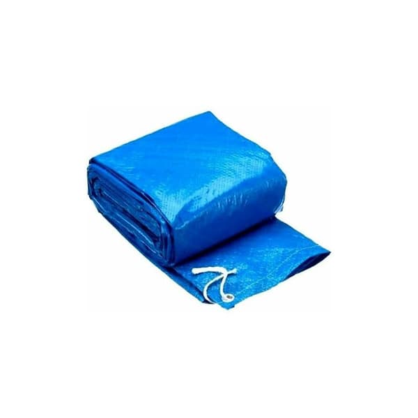 Rectangular Tubular Pool Cover, Bubble Cover for Tubular Pools - Blue (220 x 150 cm)