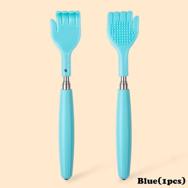 Retractable Back Scratcher Telescopic Itching Body Care Massage Blue Blue Blue