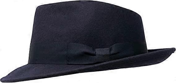 Fedora Hatt - 100% Ullfilt - Vikbar för Resor - Vattenavvisande - Unisex - Tibetansk Cyan