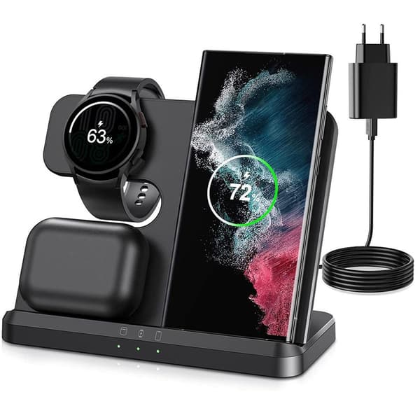 Wireless charger compatible with Samsung charging station 3 in 1 KLB