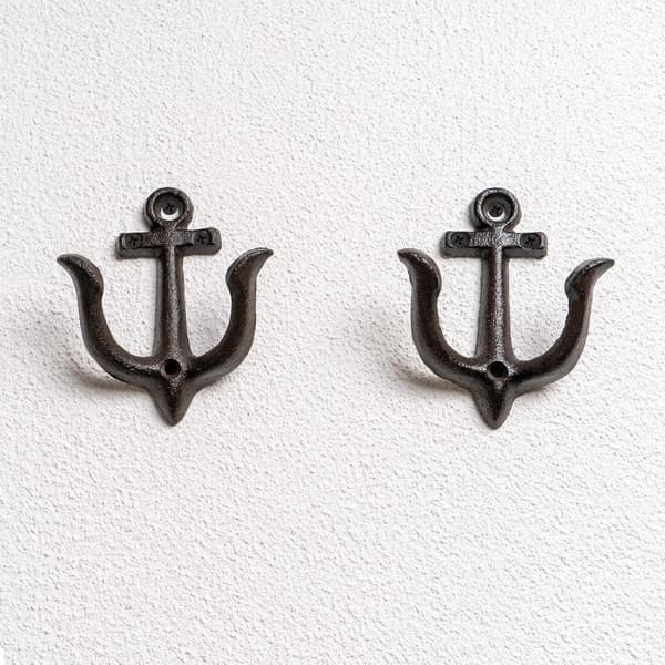 Dekorative veggkroker montert antikk Shabby Chic metall støpejern