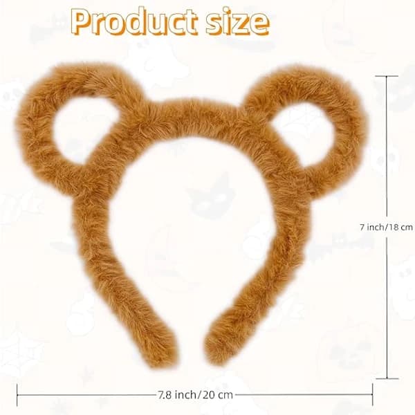 Cute Squirrel Ears Headband for Cosplay & Halloween Costume