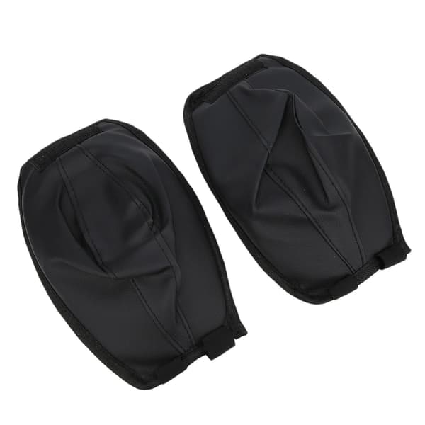 Warm winter fishing knee pads with hook and loop fastener for protection