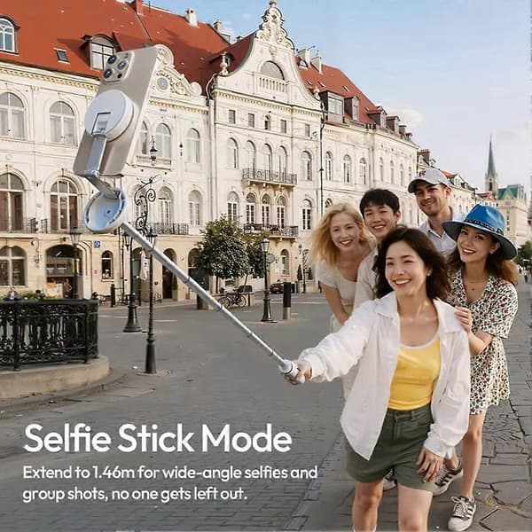 MT-85 Automatisk telefonstativ til MagSafe Selfie Stick til iPhone 17 16 Pop Open Stativ Gulvstativ til Udendørs Rejse Vlogging