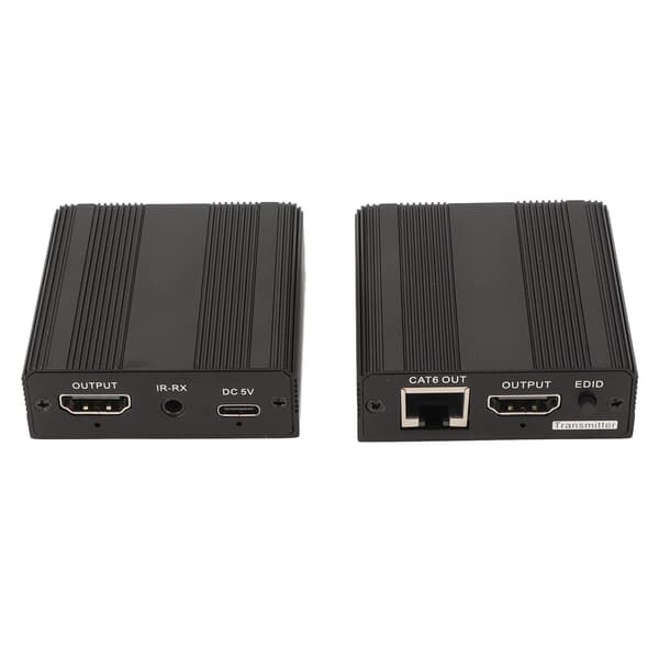 229ft HD Multimedia Interface Extender 5V 2A 1080P 60Hz Samtidig Dobbeltskærmsvisning Plug and Play Netværkskabelforlænger