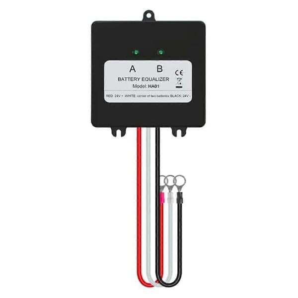 Batteribalancer DC 12V 24V Batterier Spændingsomformer Balancer Blybatterioplader Regulator