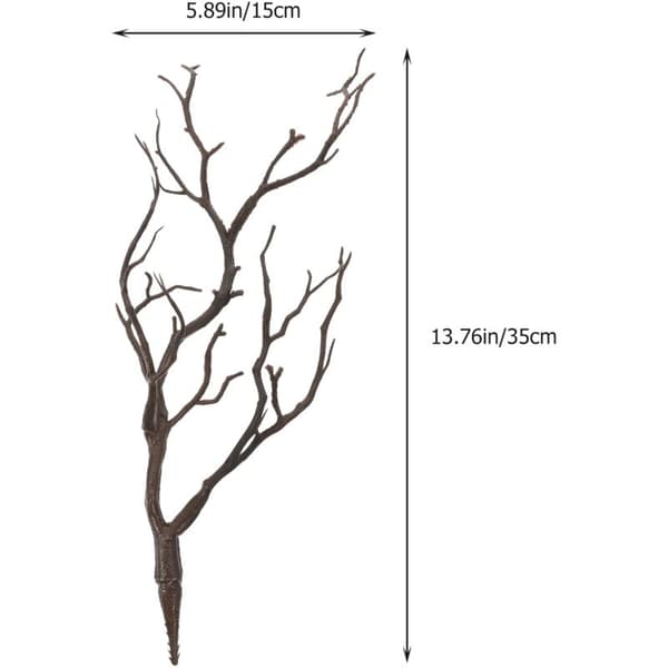 4-pack Artificial Dried Antler Tree Branches for Plant Decoration