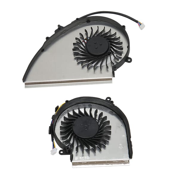 Køleventilator 4-benet aluminiumslegering ABS let udskiftelig bærbar køleventilator til MSI GE72VR GP72VR GP72MVR CPU-køleventilator og GPU-køleventilator