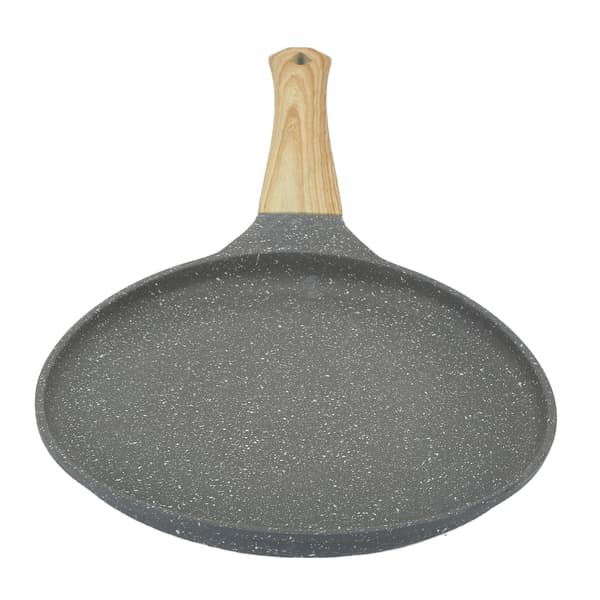 Frying Pan Flat Bottom Even Heating Non-stick Cooking Cookware with Handle for Food 28cm / 11.02in