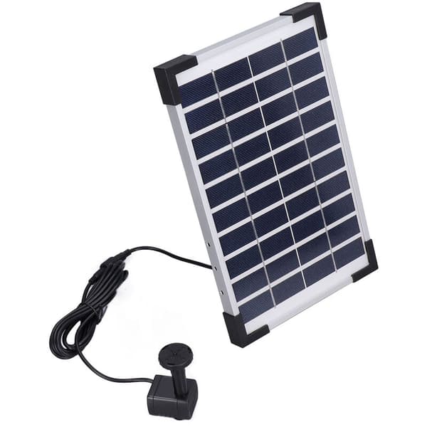 10V 5W solfontänkit, flytande solfontänvattenpumpskit för trädgårdar, pooler, akvarier, fiskdammar