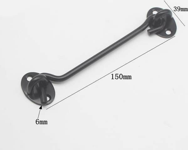 Wind Hook - Door Lock - Window Lock - Cabin Hook - Door Latch for Outdoor and Indoor Use - Door Latch Hook