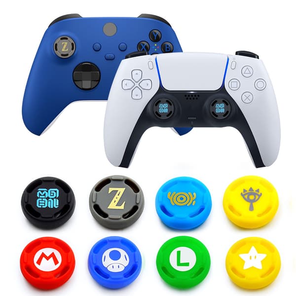 4 stk. Passer til Switch Pro-håndtag joystick-beskyttelse PS4/360/OEN-håndtag silikonebeskyttelse knapbeskyttelse