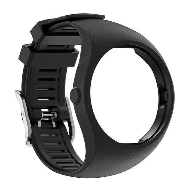 Durable Sweat-Resistant Strap for Polar M200 Smartwatch Black Black