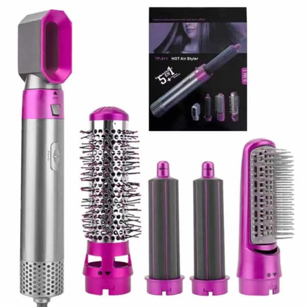 Air Styler - Professional Multifunctional Hair Drying Tool 5-in-1_v RED RED