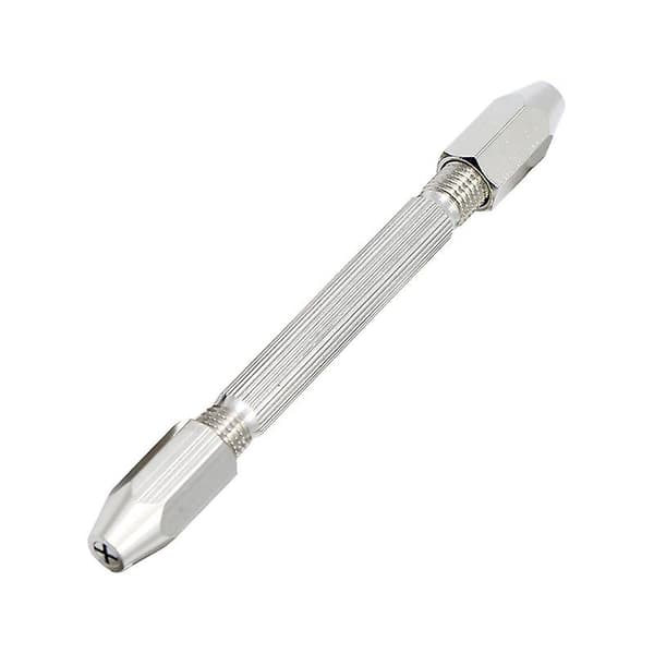 Mini Micro Manuell Dobbeltendet Nåleskrustikke Håndboreverktøy 0-3mm