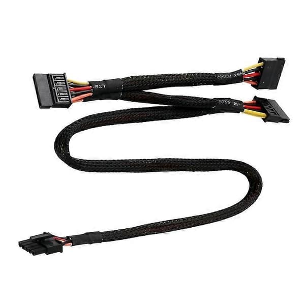 5Pin til 3 SATA Strømkabel 5Pin Han til 3 SATA 15Pin Hun Splitter Adapter [db]