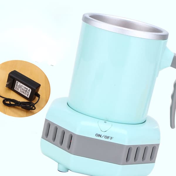 Quick Cooling Cup Easy Operation Portable High Performance Cup Cooler for Office Dorm AC 220V CN Plug Blue