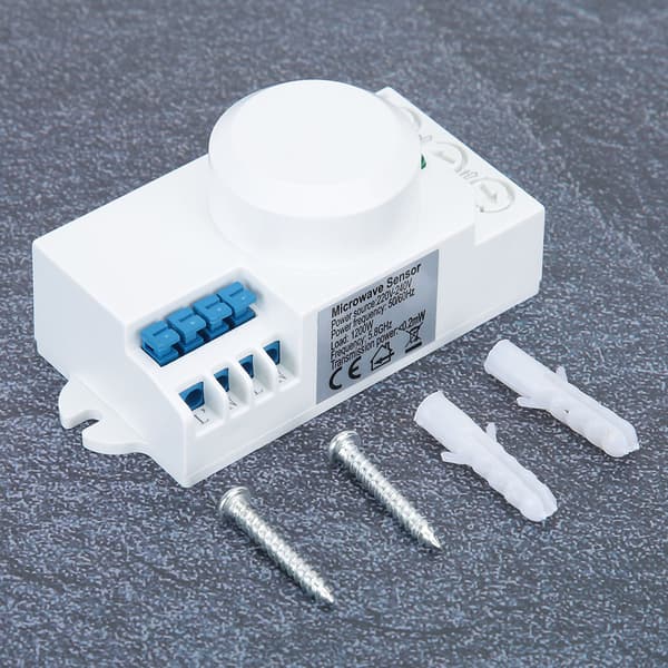 5.8GHz Mikrobølgeradarsensor Kropsbevægelse Automatisk Detektor Lysafbryder AC 220V-240V