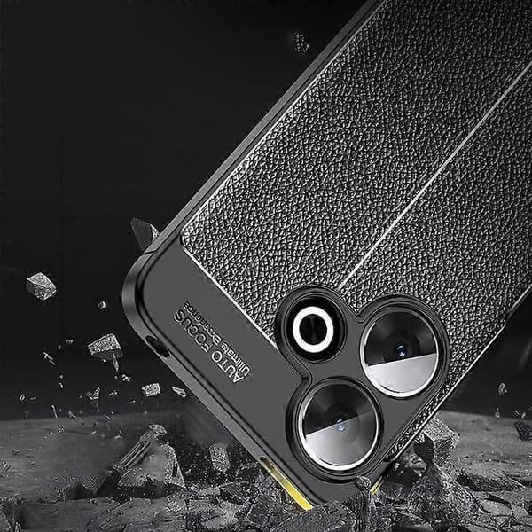 For Xiaomi Redmi 13 5G/13 4G Case Lychee Texture Back TPU Phone Case