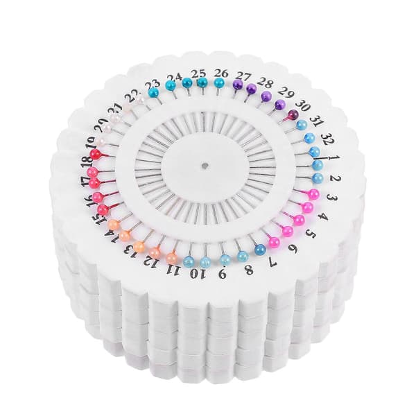 Kumihimo Disk Sæt Rund Fletteskive til Håndværksentusiaster 10,3x10,3 cm med Positioneringsstifter 1 Sæt Hvid White 10.3X10.3cm