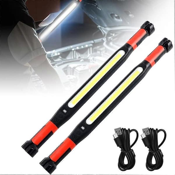 Magnetic Work Light, Under Hood Work Light, Accessory Bar, Rechargeable LED Work Light for Car Repair