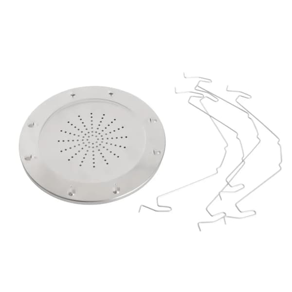 Sammenklappelig brødrister i rustfrit stål til 4 skiver, risterist til udendørs, picnic, rejser, autocamper