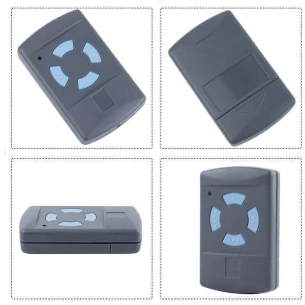 Garage Remote Control Sdre HSM4 868 MHz, 4 Buttons, Blue, Compatible with Hormann 868 MHz HS4 HSM2 HSP4 HS1, 1-pack