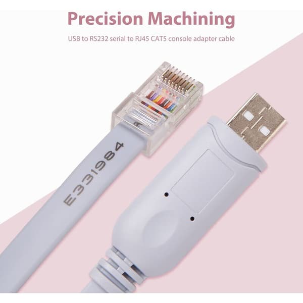 USB til RJ45 til USB-konsolkabel 744664241835