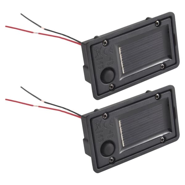 2-paknings batteribokser, reservedeler for utendørs solcellelamper hengende lykter