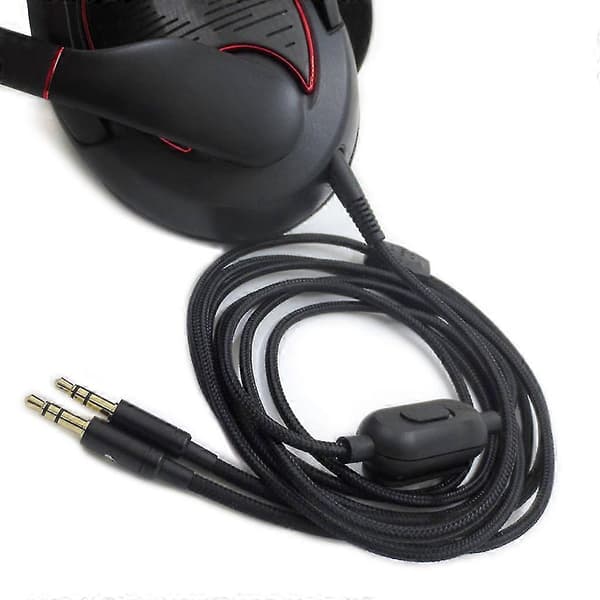 Kompatibel med Sennheiser GAME ZERO PC 373D GSP350 500 600 hovedtelefon Double plug version