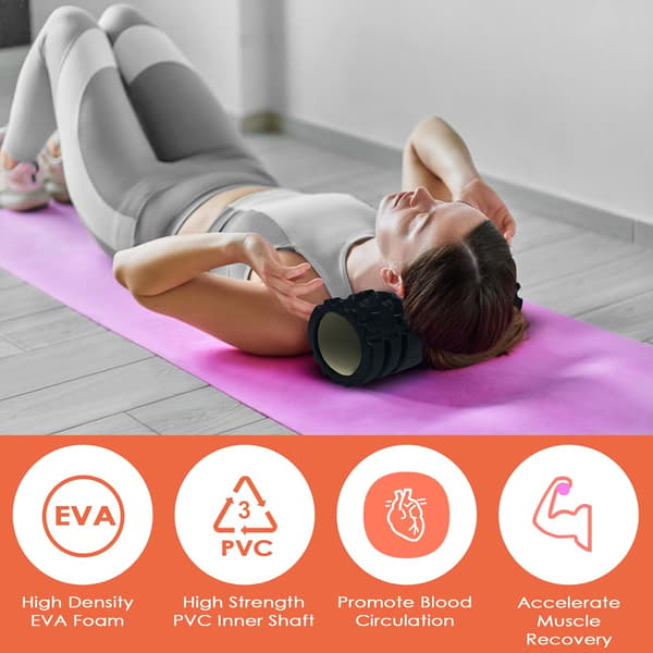 Grid Foam Massage Roller, Muskelmassage Roller, Sportsmassage Roller, til Dyb Muskelmassage