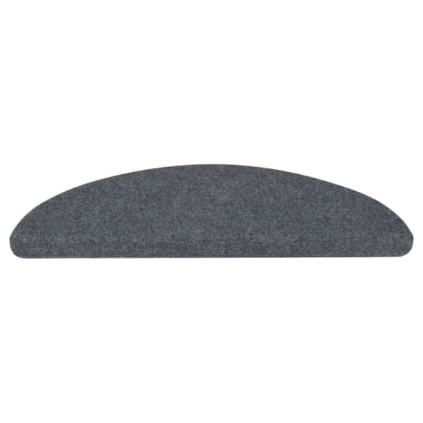 vidaXL Selvklæbende trappetrinmåtter 15 stk. 56x17x3 cm Grå Grå