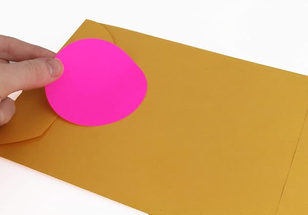 /#/2 Tommer Rundt Mærke, Fluorescerende Pink, Permanent Farvekodet Plet S/#/