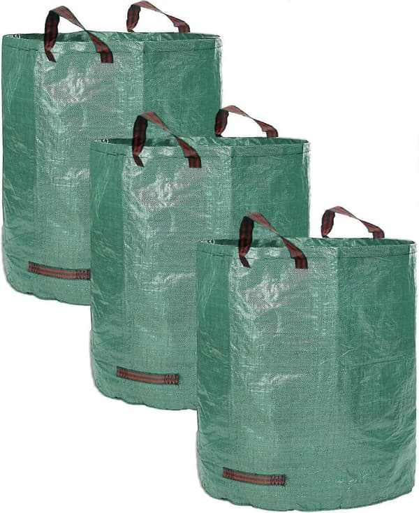 Hageavfallsposer 120L | 3-pakning | 76 cm høye, 45 cm dype | For store mengder lett hageavfall |