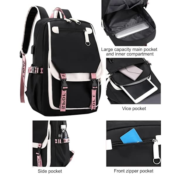 Capybara Backpack with USB Charging Ports - Laptop Bag M002