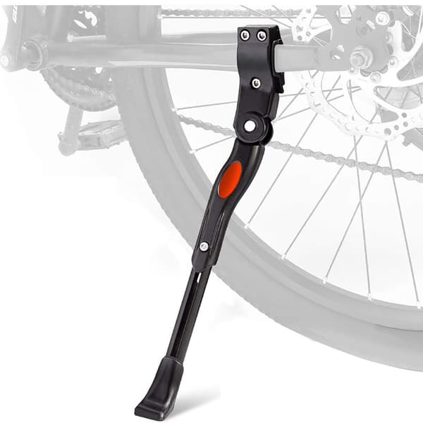 Adjustable Aluminum Bicycle Kickstand, Rear Mount, for 22\"-27\" Bikes