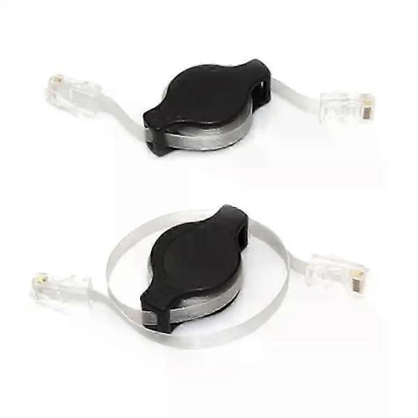 15m 49FT Bärbar Infällbar RJ45 Ethernet-kabel LAN-kabel Internet Nätverkskabel