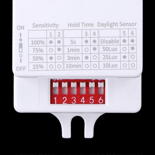 AC 220V-240V/50Hz Mikrobølgeradarsensor Kroppsbevegelsesdetektor For LED-Lampe