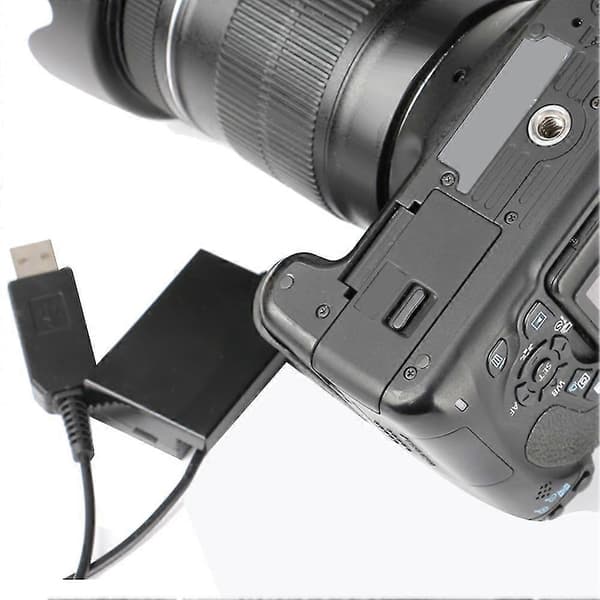 USB-kaapeli Ack-e8 -e8 (LP-E8 LP E8 Dummy-akku DC-kahva) 550D 600D 650D 700D T2i T3i T4i X -kameroille
