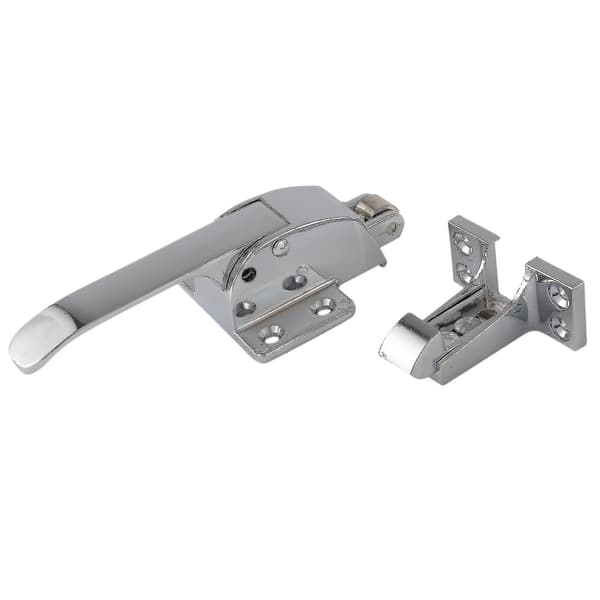 Walk-in Freezer Door Handle Lock - Stainless Steel Spring Loaded
